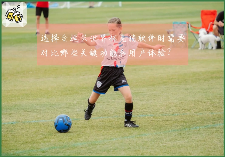 选择合适买世界杯竞猜软件时需要对比哪些关键功能和用户体验？